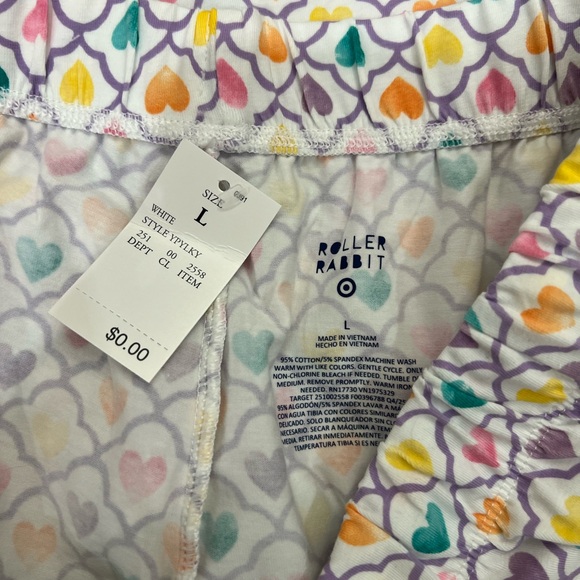 Roller Rabbit x Target Colorful Heart Pajama Set - Picture 6 of 6